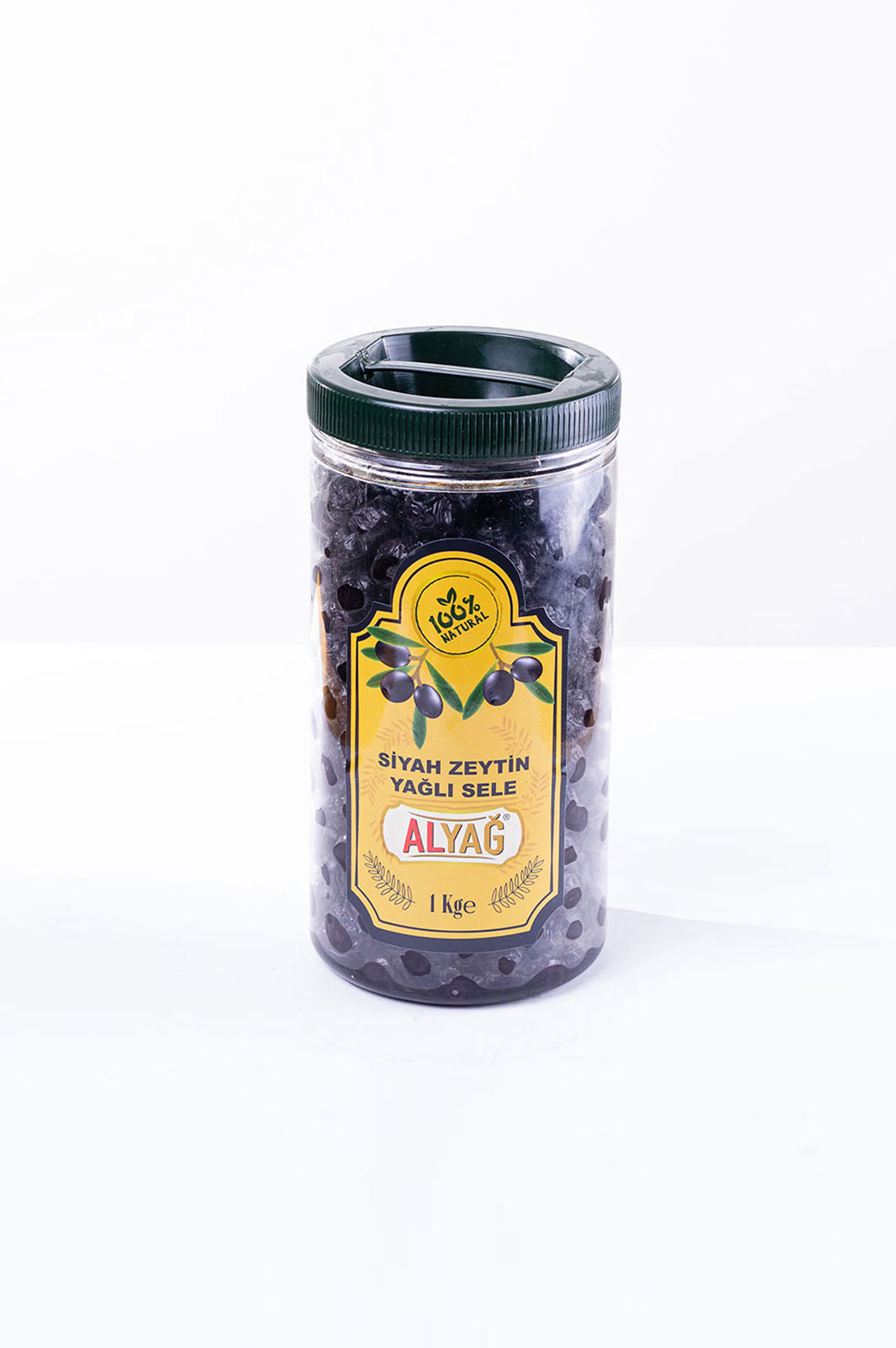 Yağlı Sele Siyah Zeytin 1 Kg